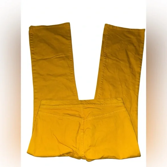 Tory Burch Luisa gold flare jeans - Picture 4 of 6